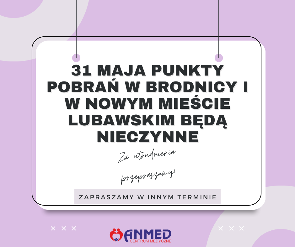 You are currently viewing Informacja odnośnie punktów pobrań w Brodnicy i w Nowym Mieście Lubawskim